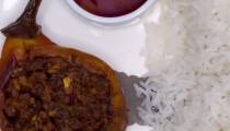 طرز تهیه  بادمجون شکم پر