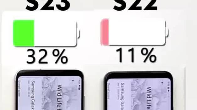 مقایسه باتری سامسونگ اس 22 و اس 23