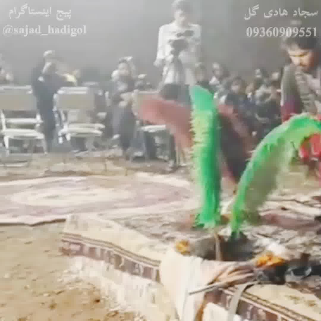 زره پوشی قتلق در تعزیه شاهچراغ (ع) توسط سجاد هادی گل