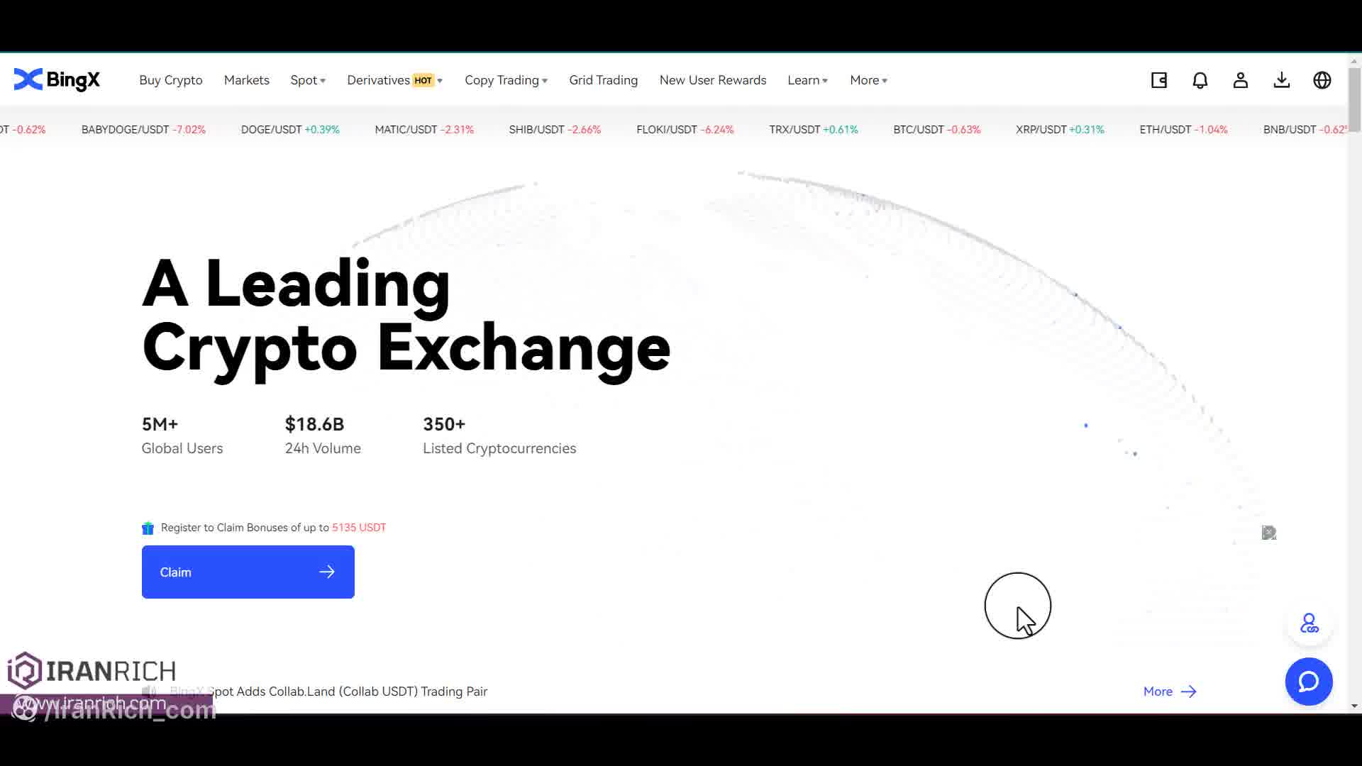 آموزش احراز هویت در صرافی BingX