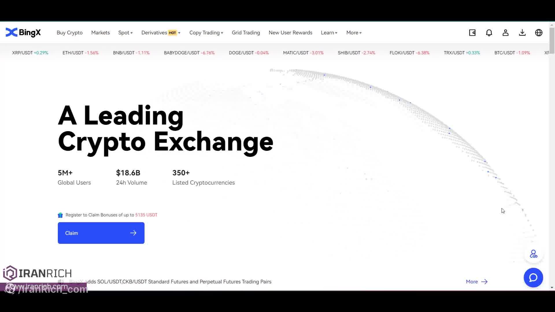 فعال سازی 2FA در صرافی بینگ ایکس BingX