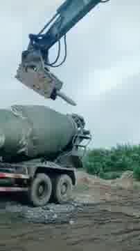 خشک شدن بتن در ماشین میکسر بتن